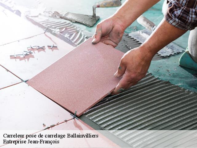 Carreleur pose de carrelage  91160