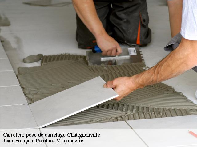 Carreleur pose de carrelage  chatignonville-91410 Jean-François Peinture Maçonnerie