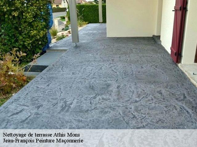 Nettoyage de terrasse  athis-mons-91200 Jean-François Peinture Maçonnerie