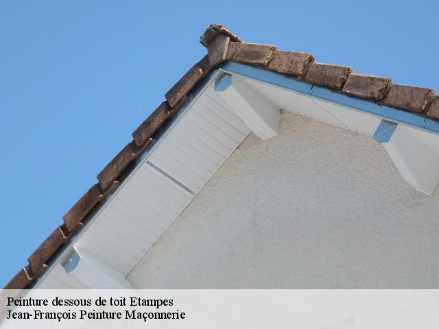 Peinture dessous de toit  etampes-91150 Jean-François Peinture Maçonnerie